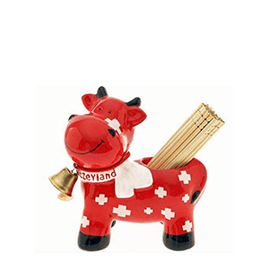 Тримач для зубочисток «Корова червона з дзвіночком»