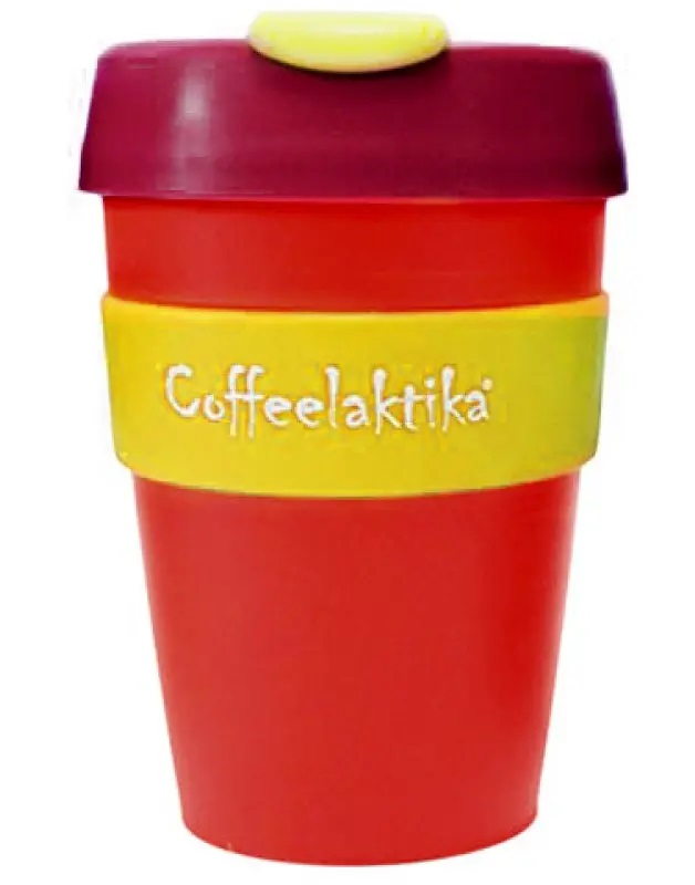 Чашка KeepCup Large Coffeelaktika Red 454мл