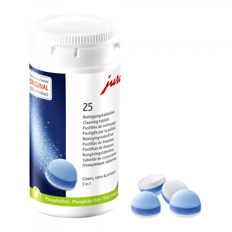 Таблетки для чистки 3-фазные JURA (уп.25шт)