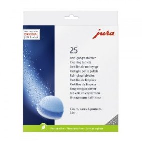 Таблетки для чистки 3-фазные JURA (25шт)