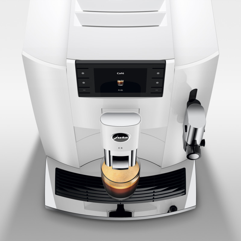 Автоматическая кофеварка Jura E8 Piano White (EC) — изображение 5