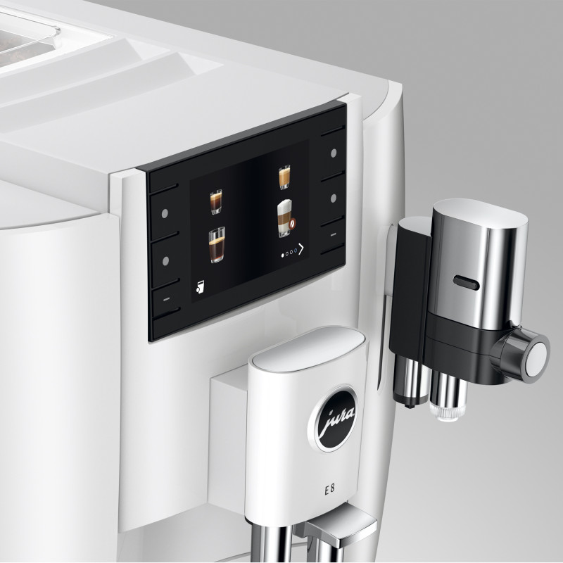Автоматическая кофеварка Jura E8 Piano White (EC) — изображение 4