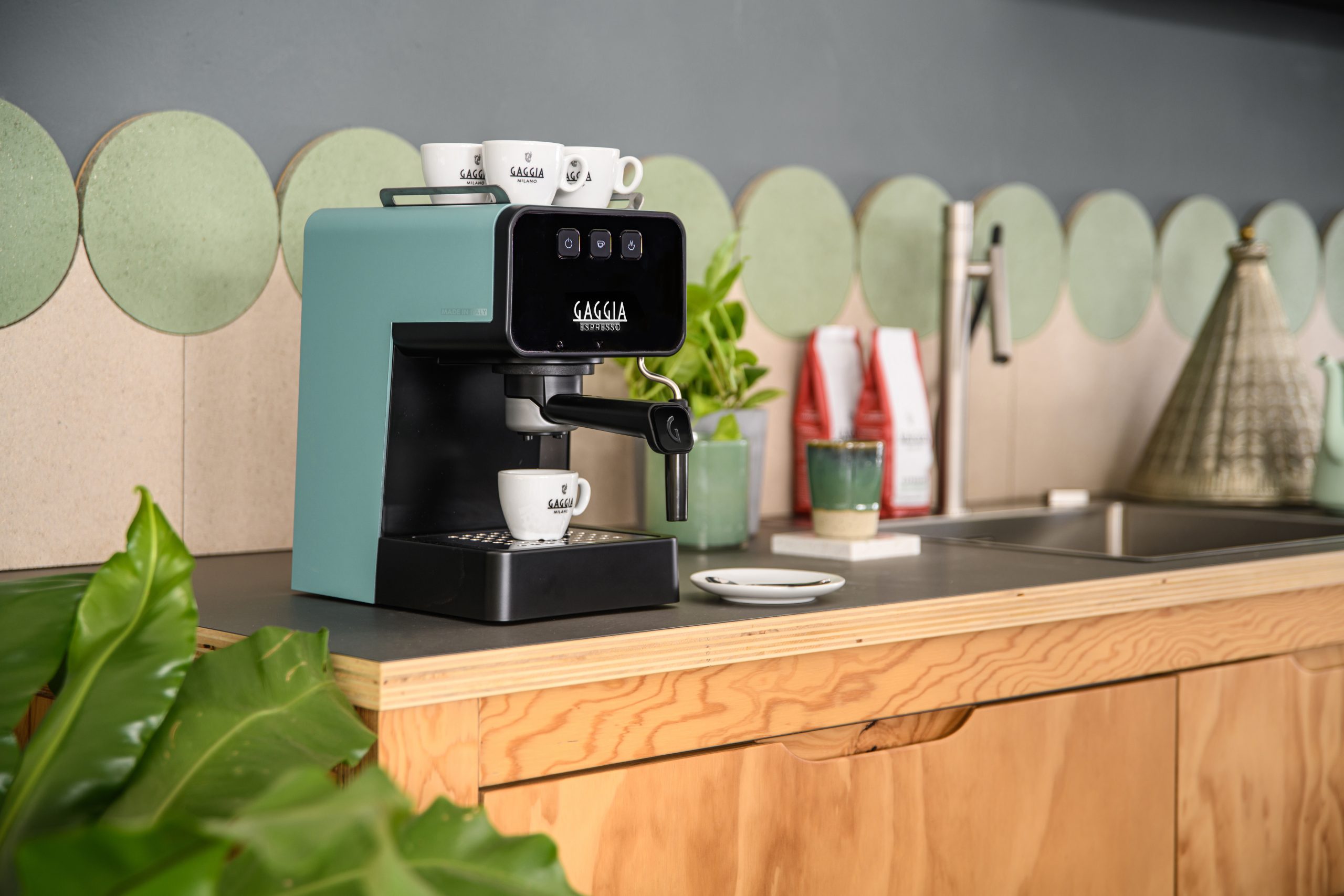 Рожковая кофеварка Gaggia Espresso De Luxe Green — изображение 4