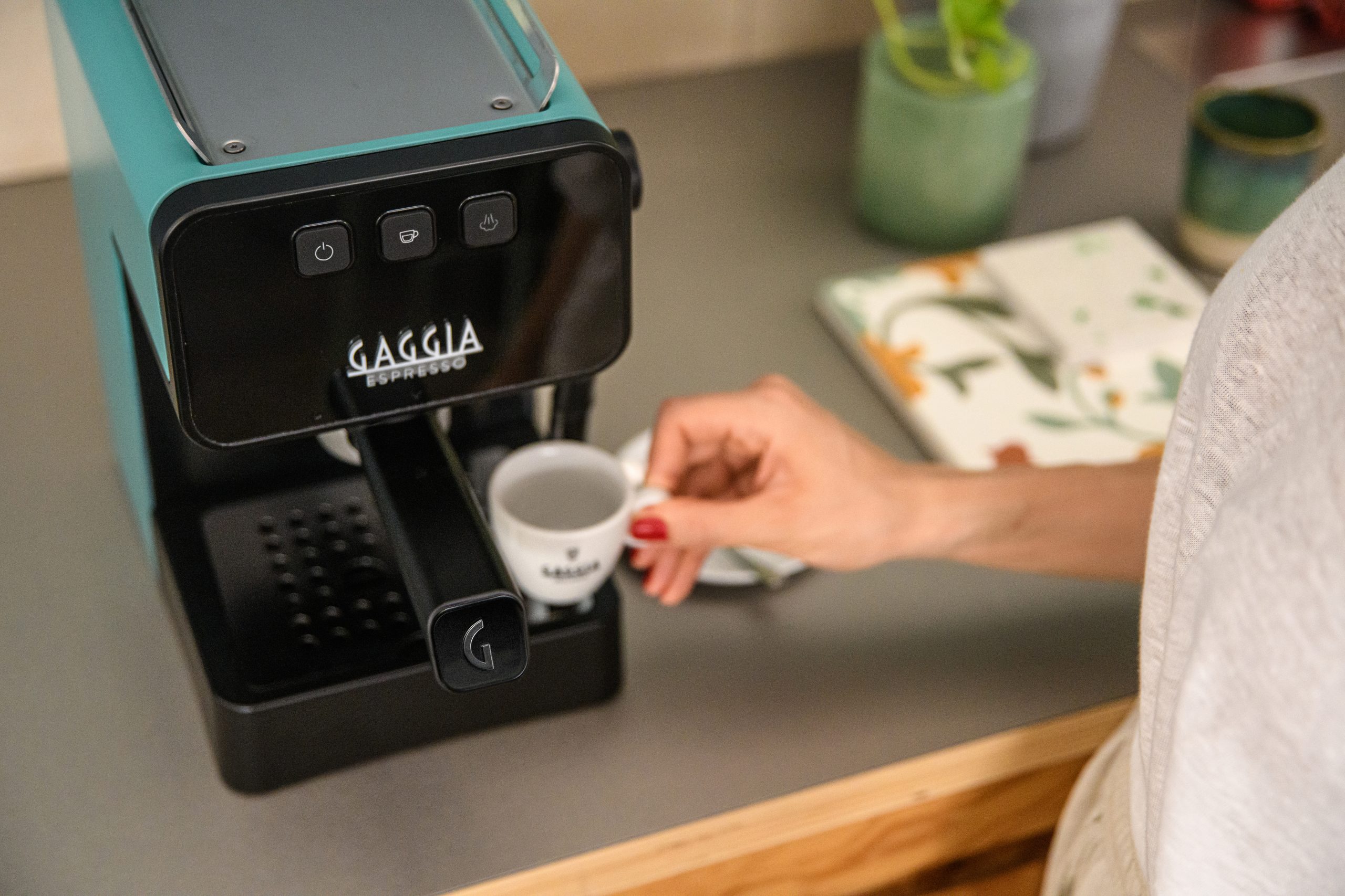Рожковая кофеварка Gaggia Espresso De Luxe Green — изображение 2