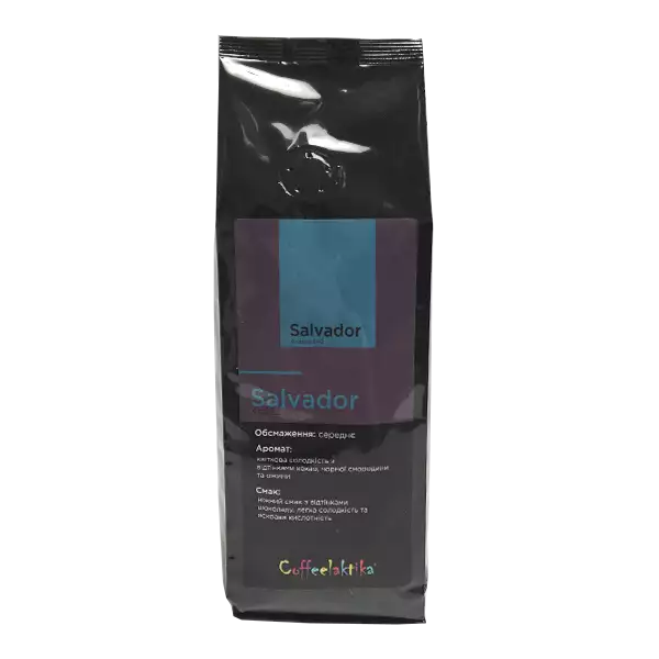 Кофе арабика в зернах CoffeeLaktika Salvador 200г