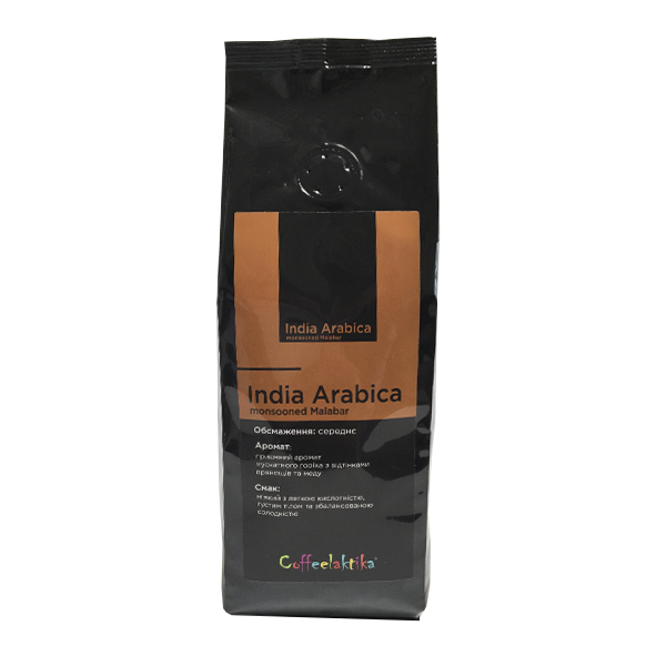 Кофе в зернах CoffeeLaktika India Malabar 200г