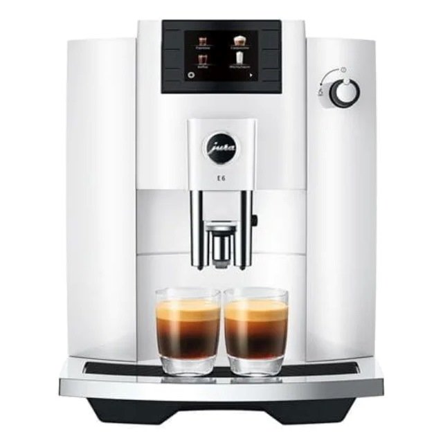 Автоматична кавоварка Jura E6 Piano White (EC)