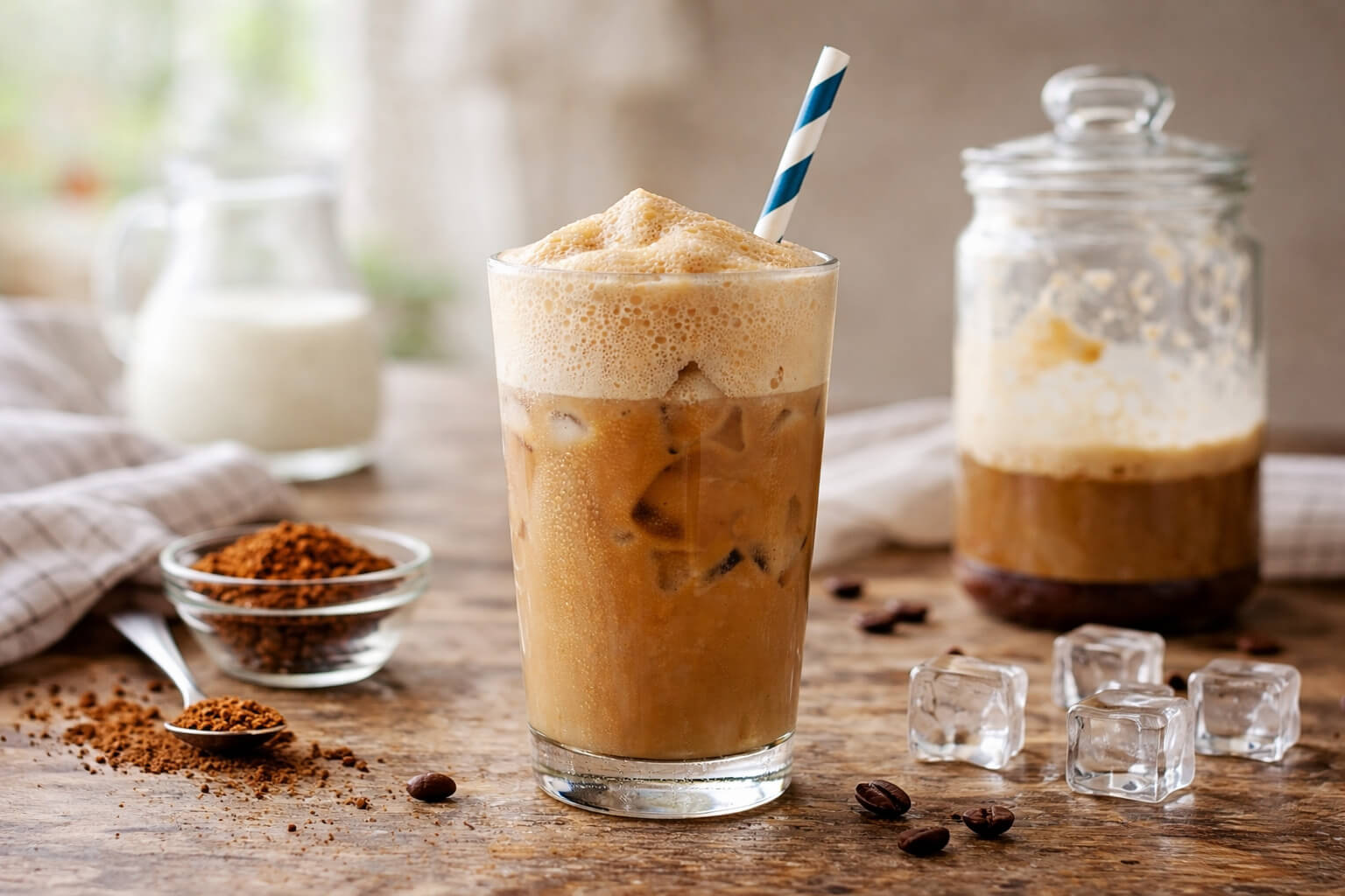 Кава фрапе в домашніх умовах