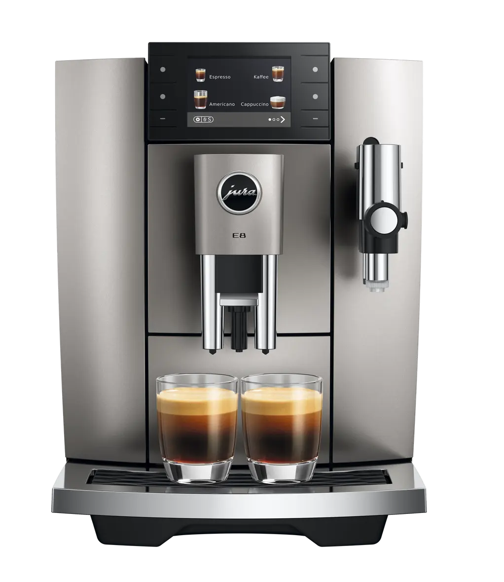 Автоматическая кофеварка Jura E8 Midnight Silver ED
