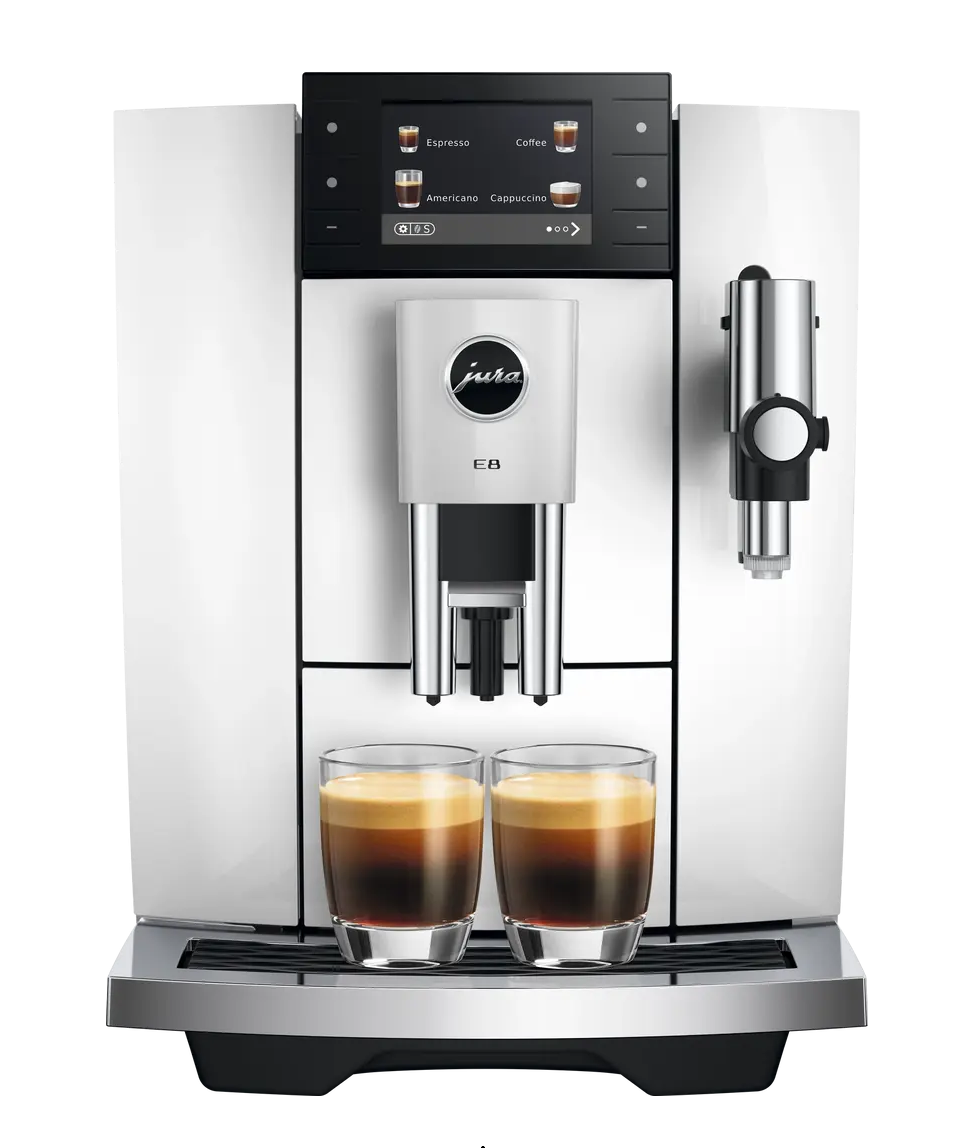 Кавоварка автоматична Jura E8 Piano White ED