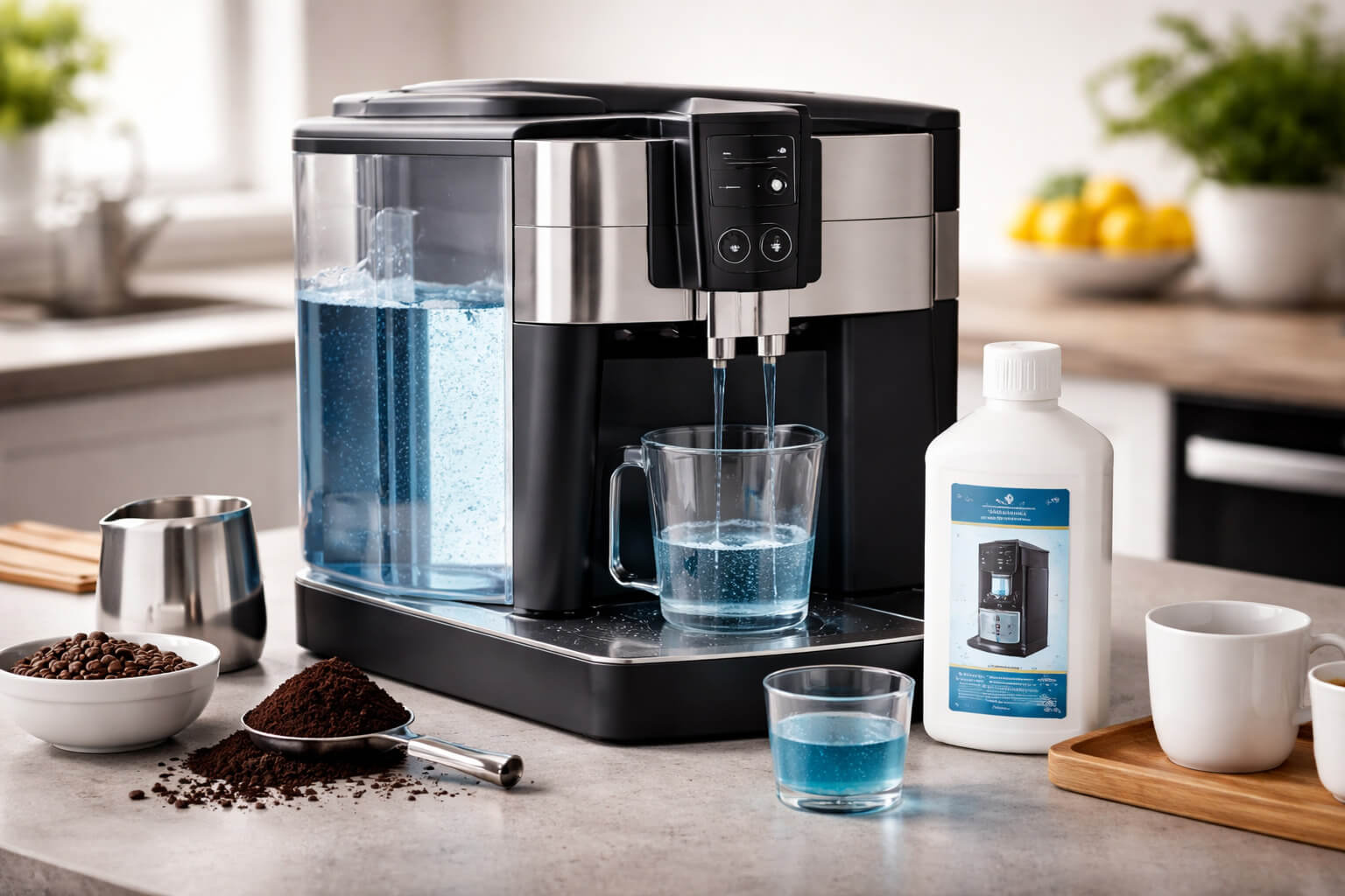 Як почистити кавоварку від накипу. Декальцинація