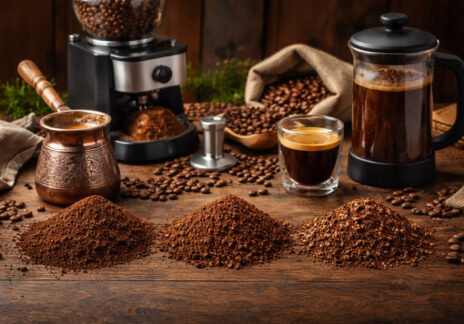 Помол кофе: для кофемашины, турки, френч-пресса