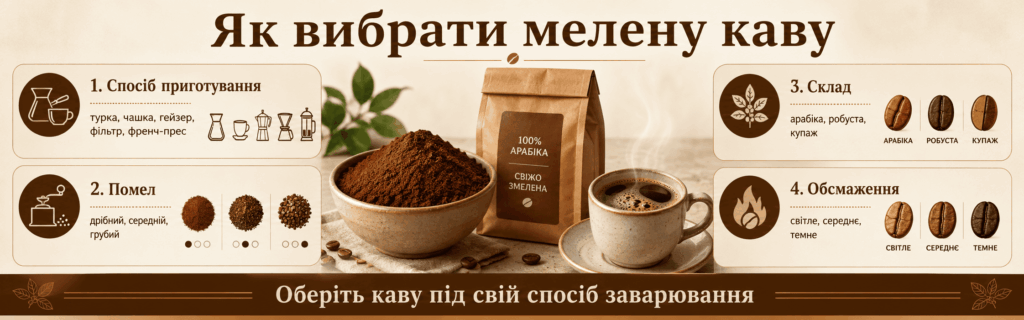 купити каву мелену
