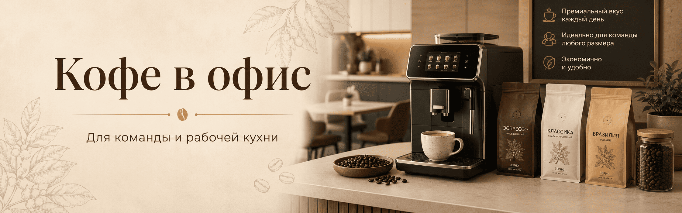 доставка кофе в офис