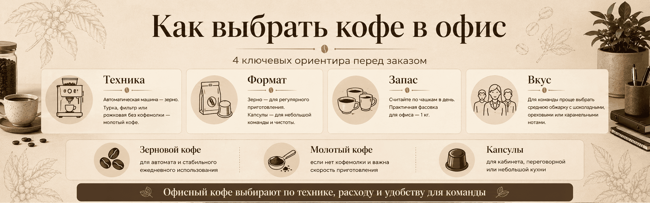 кофе с доставкой в офис