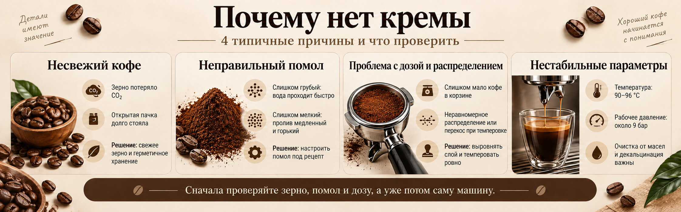 Почему нет кремы